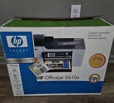 Usado, Impressora Fotográfica HP OfficeJet 5610V All-In-One Jato de Tinta Colorida Scanner Nova Caixa Aberta comprar usado  Enviando para Brazil