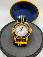 Autêntico Blancpain x Swatch relógio de mergulho cinquenta braças oceano Pacífico mostrador cinza comprar usado  Enviando para Brazil