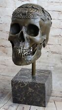 Bronze patina skull for sale  Westbury