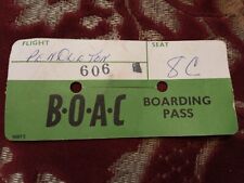 Boac boarding pass for sale  DEESIDE