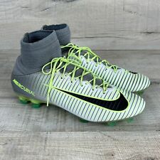 Nike Mercurial Veloce III DF FG Platinum Green Football Boots Size UK 7 / EU 41 for sale  Shipping to South Africa