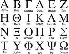 Greek sorority alphabet for sale  Farmingdale