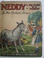 Libro infantil escaso Mrs Herbert Strang Neddy Story Of Donkey 1ª edición 1931, usado segunda mano  Embacar hacia Argentina