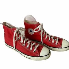 Zapatillas CONVERSE All Star Chuck Taylor para hombre 10 mujer 12 torso alto rojo segunda mano  Embacar hacia Argentina