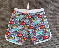 * PEPSI COLA * RETRO SWIMMING / BEACH SHORTS (SURF / BERMUDA STYLE) Sz XL, used for sale  Shipping to South Africa