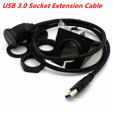 3FT/1M Painel Carro montagem embutida Usb 2.0 Socket Extension Cabo Painel de chumbo comprar usado  Enviando para Brazil