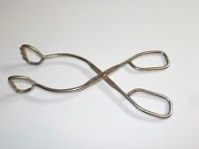 Vintage Vaughan Chicago Kitchen Tongs Stainless Steel Metal Scissor Grips USA for sale  Shipping to South Africa