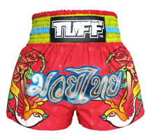 Shorts de boxe Muay Thai XXL clássico padrão rosa pássaro rosa feito de microfibra F comprar usado  Enviando para Brazil