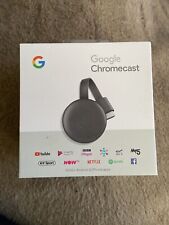 Boxed Google Chromecast 3rd Gen HD Digital Media Streamer Third Generation Wifi for sale  Shipping to South Africa