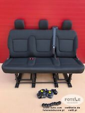 Used, Seat triple bench Renault Trafic Opel Vauxhall Vivaro Talento NV300 belts set for sale  LONDON