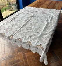 Vintage square tablecloth for sale  BEXLEYHEATH