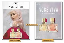 Valentino fragrances page for sale  Sebring