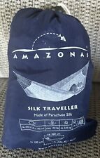 Amazonas Silk Traveller Hammock Lightweight Parachute Silk 350 x 220 x 140 cm for sale  Shipping to South Africa