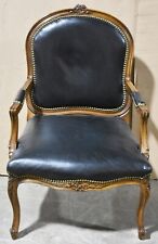 black leather armchair for sale  Canton