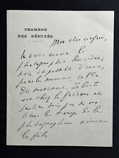 Clovis hugues autograph d'occasion  Expédié en Belgium