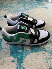 NUEVO DC Shoe Co Mens Major Skate Shoes Size US 13 VERY RARE Green Black And White segunda mano  Embacar hacia Argentina