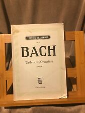 Bach oratorio noel d'occasion  Rennes