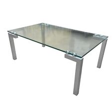 Clear Glass Coffee Table - Rectangular, used for sale  Shipping to South Africa