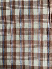 Vintage check cheesecloth for sale  UK