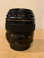 Canon EF 85mm 1:1.8 USM Lens Ultrasonic - Read Description, used for sale  Shipping to South Africa