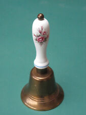 Brass ceramic handbell for sale  SOUTHAMPTON