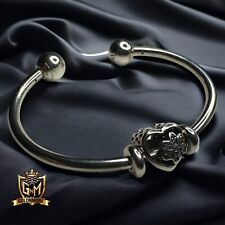 silver torque bracelet for sale  LEEDS