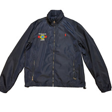 Chaqueta Polo Lluvia Vintage Bordada Años 90 Talla S HEROS CARE segunda mano  Embacar hacia Argentina