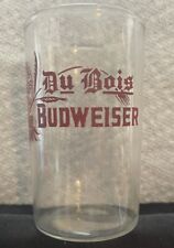 Usado, Cerveja vintage DuBois Budweiser 4” vidro de degustação barware publicidade homem caverna bar comprar usado  Enviando para Brazil