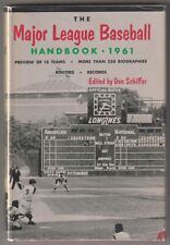 The Major League Baseball Handbook 1961 por Don Schiffer 1961 capa dura---muito bom estado comprar usado  Enviando para Brazil