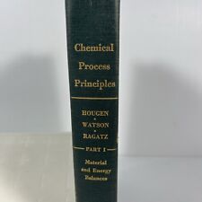 Princípios de Processo Químico Balanço de Material e Energia 1962 Livro Didático Vintage comprar usado  Enviando para Brazil