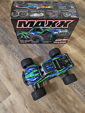 Used, TRAXXAS MAXX 4S WIDEMAXX green  V2 ROLLER Tons of Upgrades Used for sale  Shipping to South Africa