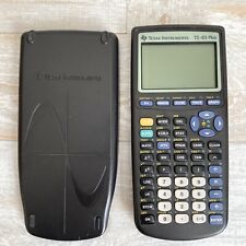 Calculadora gráfica TI-83 Plus Texas Instruments con cubierta probada segunda mano  Embacar hacia Argentina