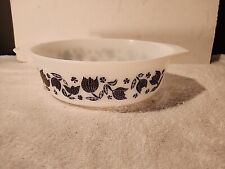 Used, VINTAGE PYREX PROMO 043 1.5qt. BLACK TULIP CASSEROLE BAKING DISH EXCELLENT LQQK for sale  Shipping to South Africa