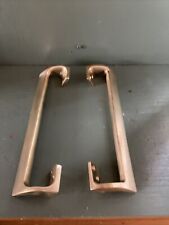 Reclaimed  Antique Solid Brass Door Handles Unlacquered , M15 for sale  Shipping to South Africa