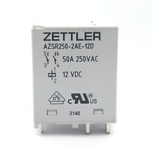 1Pce ZETTLER AZSR250-2AE-12D 12VDC Power Relay 50A 250VAC 6pins, used for sale  Shipping to South Africa