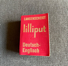 Mini dicionário Lilliput Langenscheidt alemão-inglês comprar usado  Enviando para Brazil