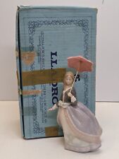 Vintage/Retro Lladro 'Girl With Pink Umbrella' Porcelain Figurine for sale  Shipping to South Africa