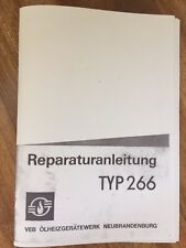 Reparaturanleitung typ 266 gebraucht kaufen  Velbert-Langenberg