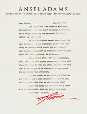 Ansel adams letter for sale  New York