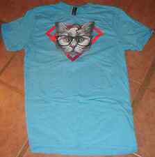 SUPERCAT CAT KENT LIMITED EDITION T-SHIRT LT BLUE LARGE BRAND NEW COMIC CON BOX, used for sale  Shipping to South Africa