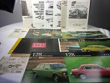Fiat 131 128 coches familiares 1974 anuncios de revista recortes de periódicos folleto de coche F13 segunda mano  Embacar hacia Argentina