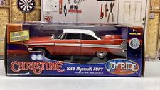 1958 Plymouth Fury CHRISTINE 1:18 Joyride By ERTL RARE MOVIE CAR WITH LIGHTS HTF for sale  Shipping to Canada