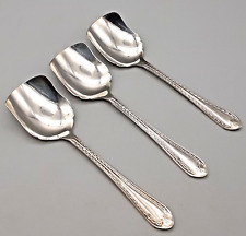 3 Vintage Silver Plate EPNS Sugar / Cream / Jam Preserves Spoons - 13.5cm Sheff., used for sale  Shipping to South Africa