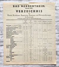 1927 bad mergentheim gebraucht kaufen  Gießen