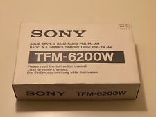 Usado, Radio vintage de 3 bandas Sony TFM-6200W de estado sólido segunda mano  Embacar hacia Argentina