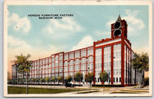 SAGINAW, MICHIGAN POSTCARD Herzog Furniture Factory Vintage 1918 for sale  Shipping to South Africa