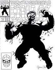 O Novo Incrível Hulk Nº 377 Capa Recreação De Arte Em Quadrinhos Original Estoque No Cartão comprar usado  Enviando para Brazil
