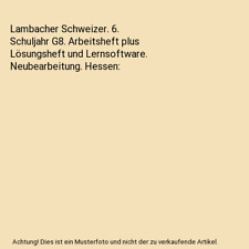 Lambacher schweizer schuljahr gebraucht kaufen  Trebbin