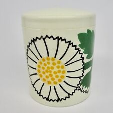 Used, Vintage Laurids Lonborg Denmark MCM melamine floral canister jar 5" with lid for sale  Shipping to South Africa