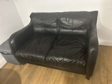 2seat sofa leather for sale  HARLOW